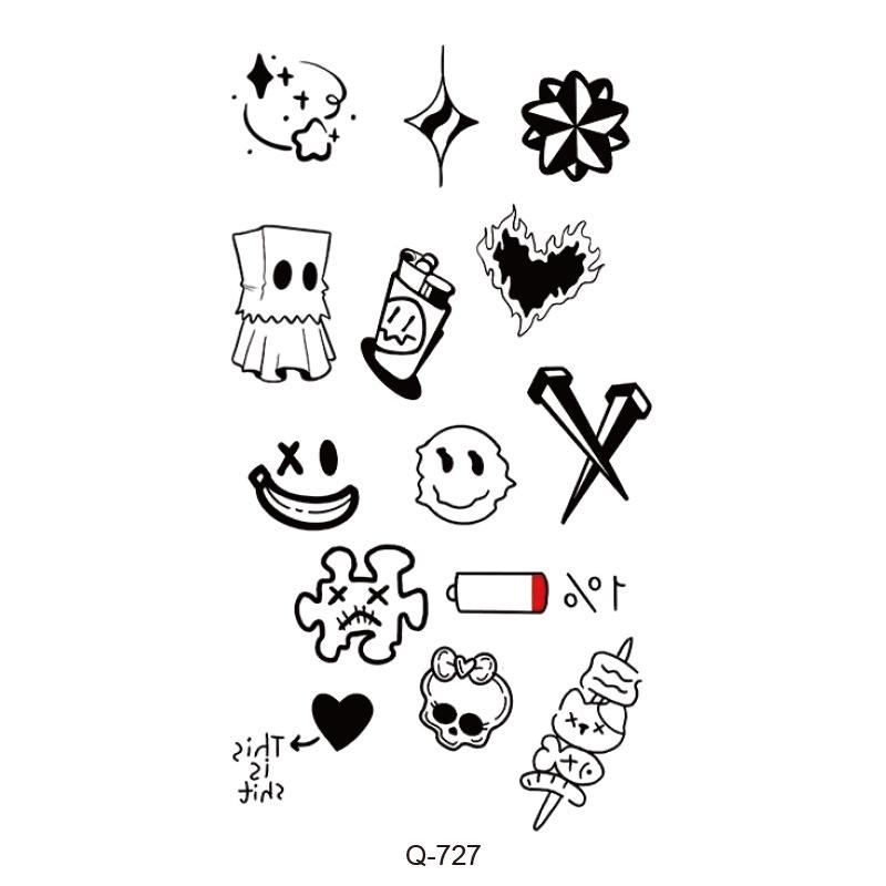 Waterproof Harajuku Korean Tattoo Decal Stickers