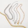 Women European Jewelry Fashion Trend Design Hot Girl Ball Chain Layered Necklace Bracelet Set