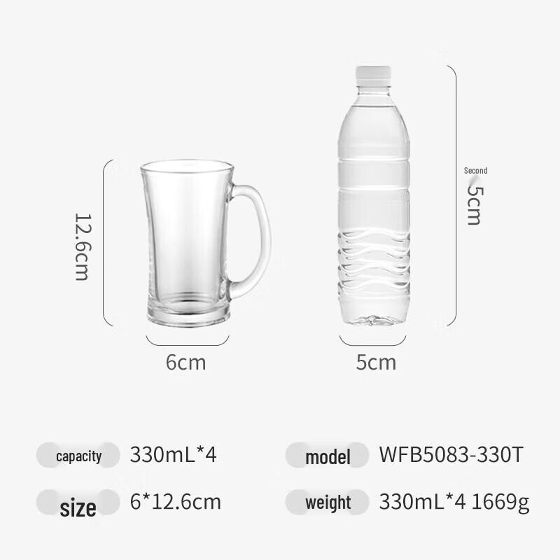 Fuguang High-Temperature Resistant Multi-Purpose Glass Tumbler Set