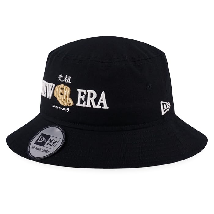 

[New Era] Панама Originator Черная Унисекс Мужская Женская Шляпа Панама ORIGINATORS BLACK BUCKET (JP, Алфавит, Свободный размер, Стандартный, Черный)