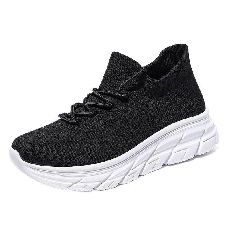 Sports men's shoes breathable fly-woven lace-up shoes men's shoes