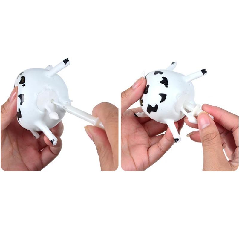 Kids Funny Dinosaur Animals Inflate Vent Balls Toy Squeeze Soft Ball Balloon Fidget Party Sports Cute Funny Games Toys Gift
