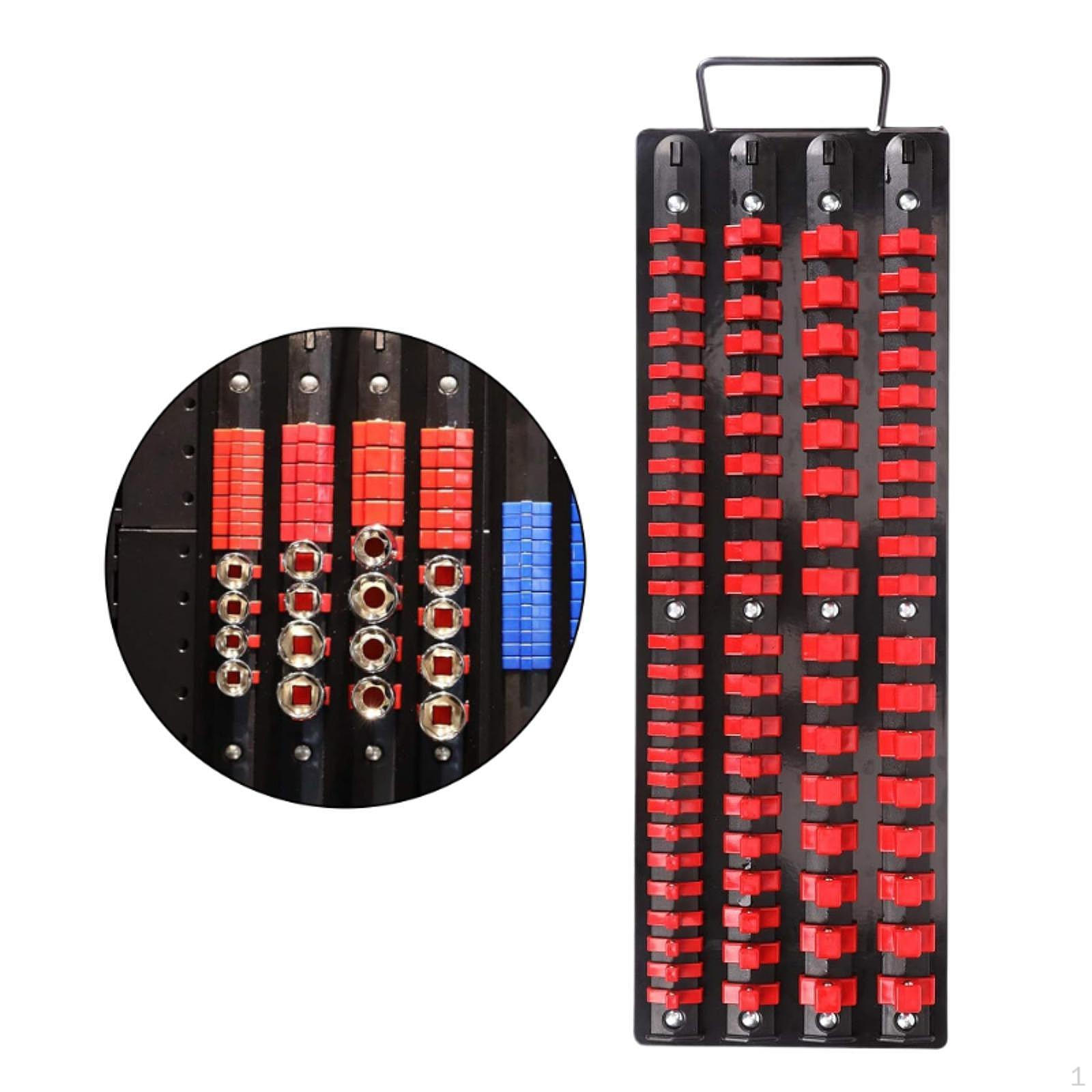 

Лоток-органайзер для розеток вмещает до 80 профессиональных розеток с ручкой, прочный, 1/2 , 3/8 , 1/4 , портативный