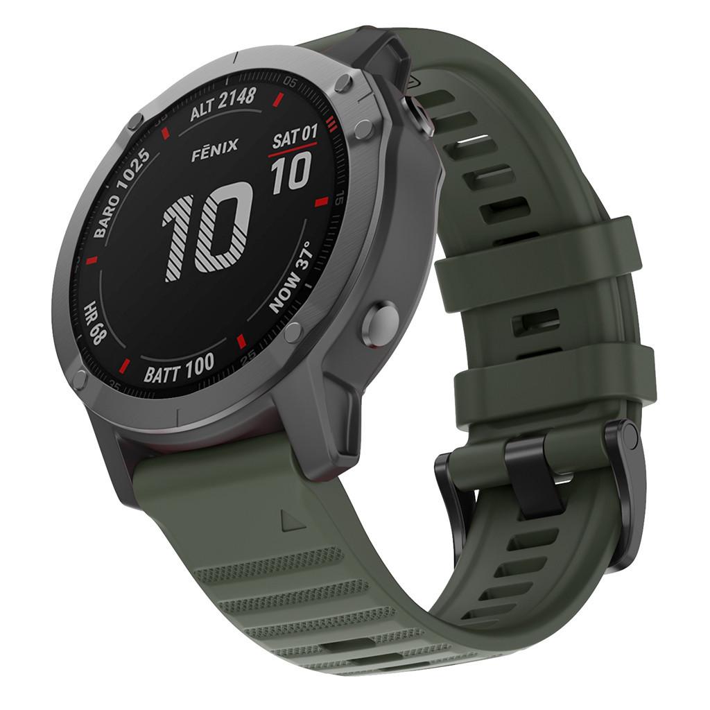 Silikon-Schnellverschluss-Uhrenarmband für Garmin Fenix 6, 6x, 5 und Fenix 3 (22mm/26mm)