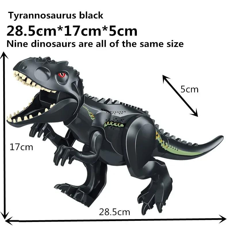 59 Types Big Size Jurassic World Park Dinosaurs Figures Bricks Assemble Building Blocks Toys Tyrannosaurus Rex For Children Gift