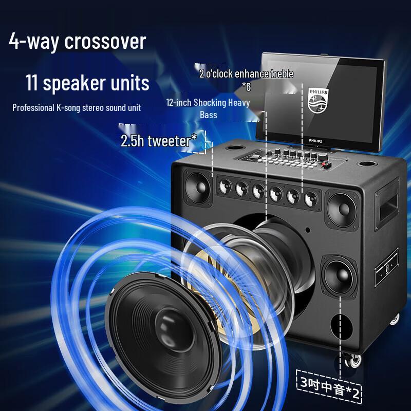 Philips SD280 Portable KTV Audio System (CN Version)
