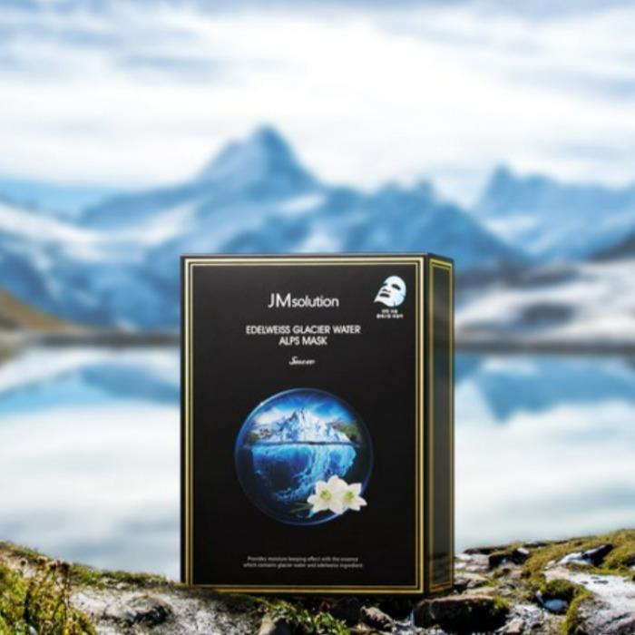 JMSOLUTION Glacier Water Mask 3-Type Set, 30 Ml × 30 Sheets (3 Kinds × 10 Sheets)
