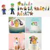 Superleuke Super Mario actiefiguurtjesset voor je verzameling en als decoratie in huis.