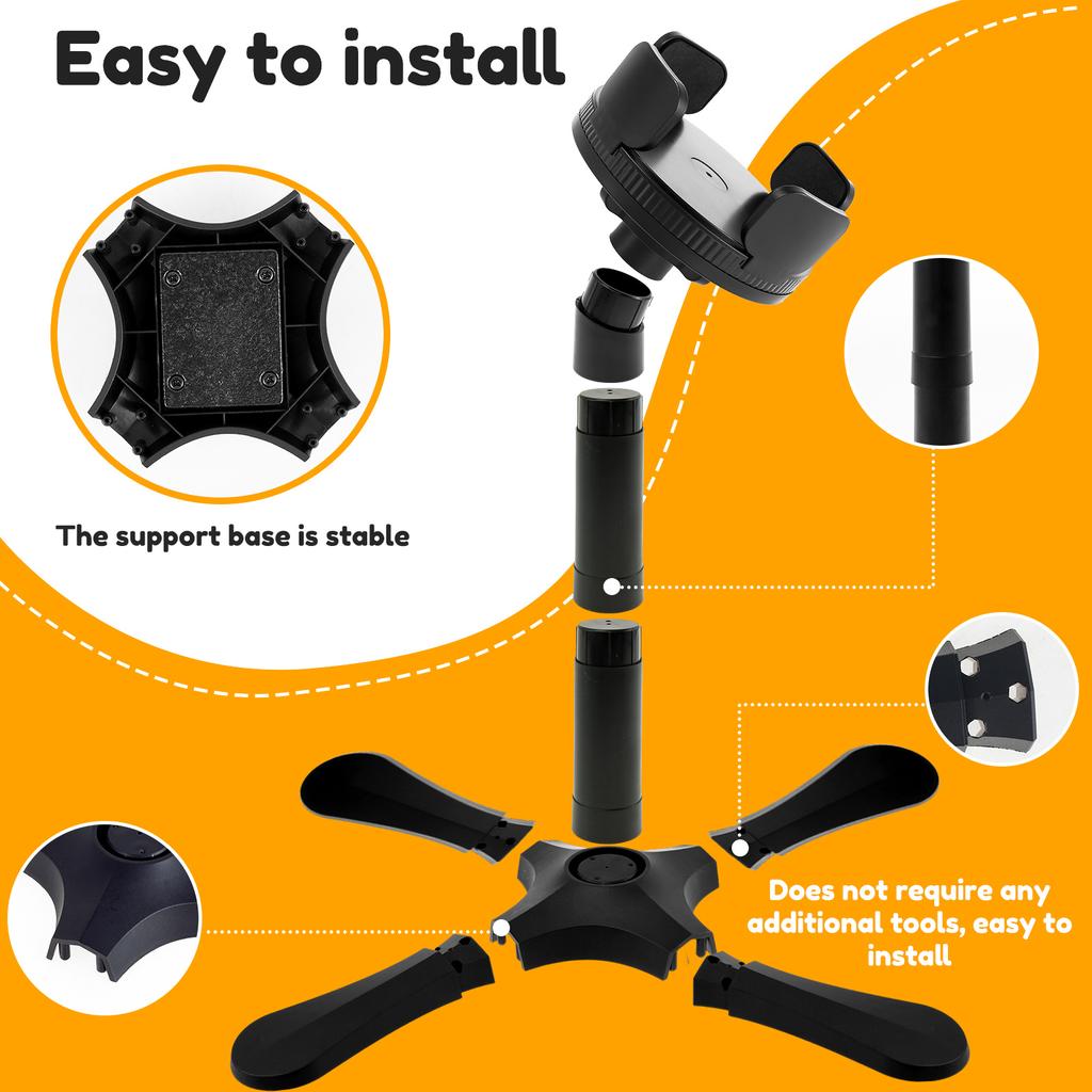 Adjustable Dog Bowl Stand Stable Elevated Dog Bowl Stand With Stainless Steel Bowl 2 Placement Modes Non Slip Tilted Pet Bowl