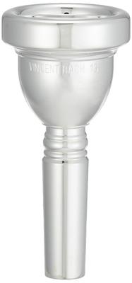 Back Bach Trombone Mouthpiece 1G Silver Plated Finish Thick 3411G (For Tube)