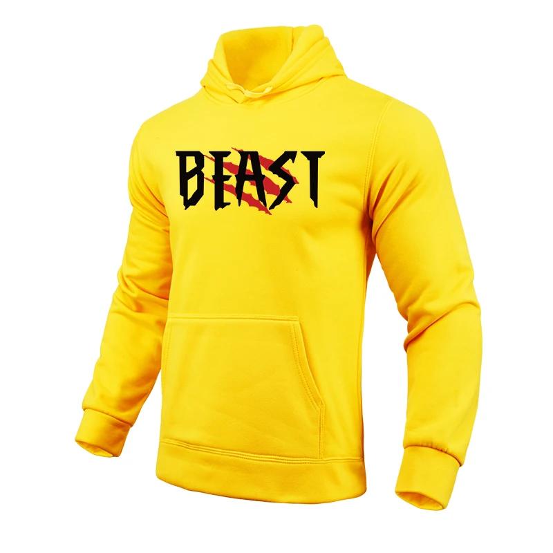 

Men s Hooded Sweatshirts High Quality Male Daily Casual Sports Pullover Gym Fitness Sweatshirts Men s Clothes 3XL