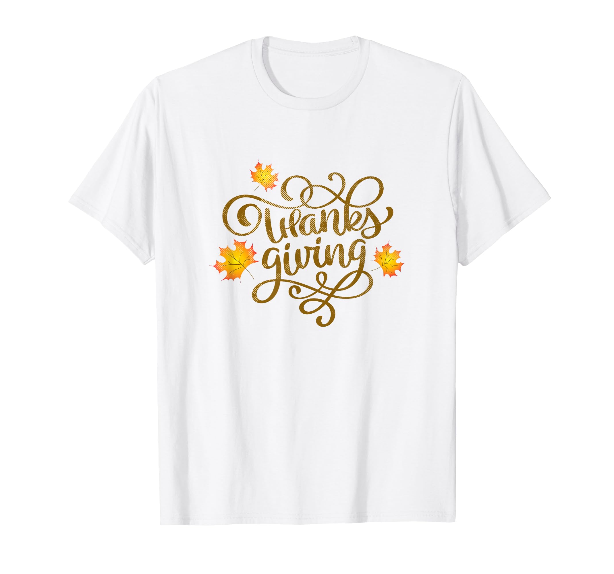 

Футболка «Кленовый лист День благодарения Осень Осенние листья» чёрный