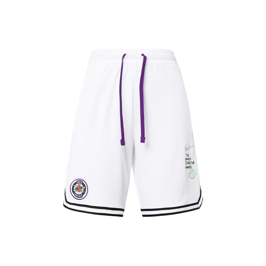 Nike DNA Summer Hoops Retro Basketball Shorts Men Bottoms White CW4816-100