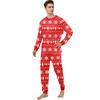 Print Cute Family Set Pajamas, Home Clothes, Family Set Long Sleeve Top Pants Set