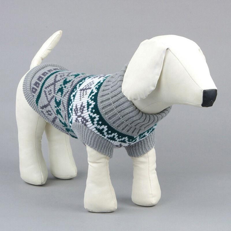 Pullover Kleidung Snowflower Welpe Hund Haustier Katze Jacke Strickpullover