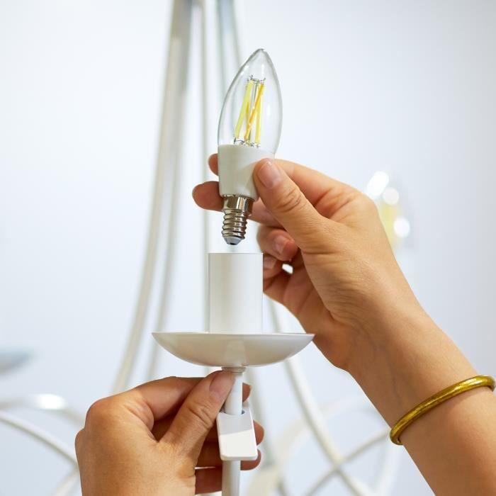 WiZ Ampoule Connectée Flamme Blanc Variable E14 40W