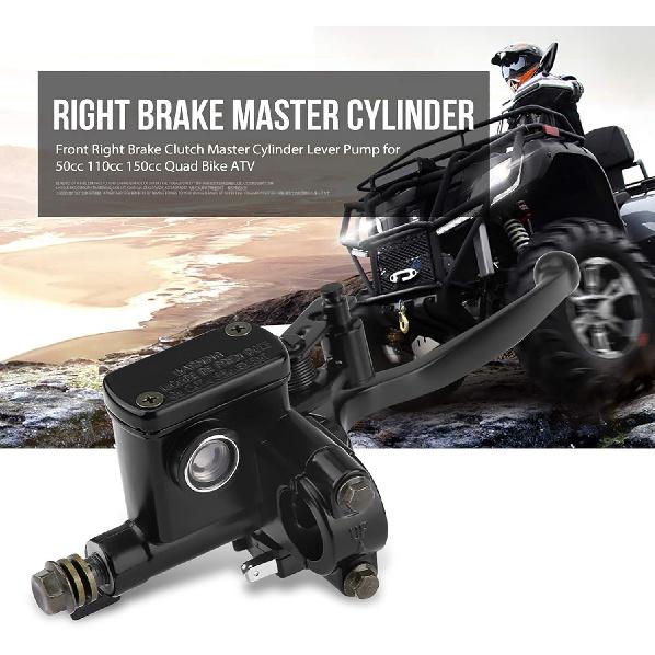 7/8" ATV BremsHauptzylinder, Dirt Bike Bremshebel Pumpe 22mm Quad Bike Bremse 50cc 110cc 150cc Quad Bike ATV