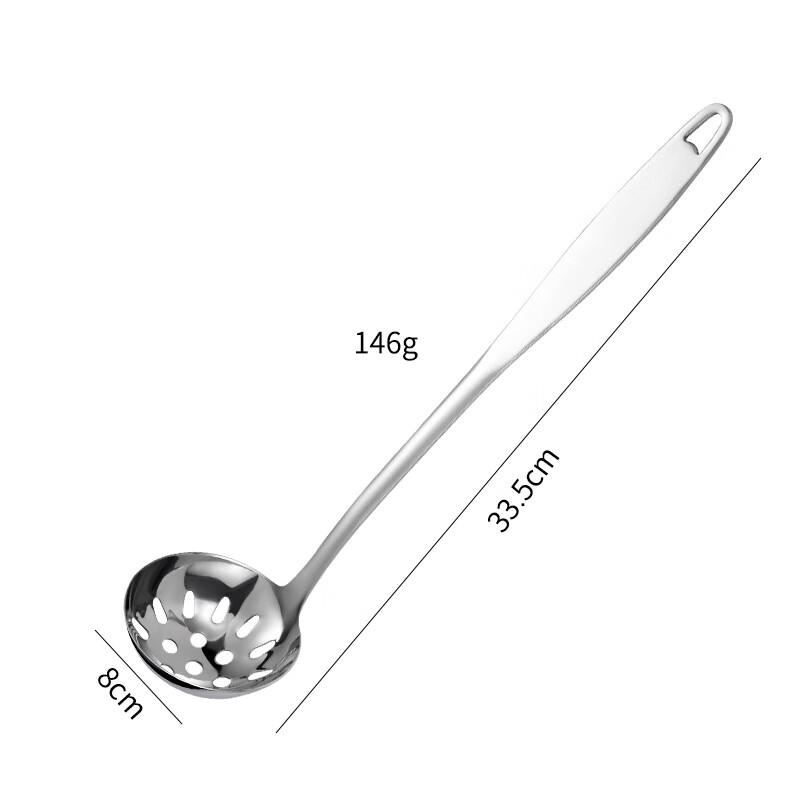 Huazao Baijia ME304 Stainless Steel Long Handle Spoon 8-fen