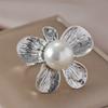 New Palace style French tassel fireworks pearl flower coat suit women vintage ring