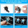 Ouligay 2PCS Cute Sea Turtles Car Air Freshener Vent Clip, Sea Turtle Car Accessories, Blue Turtle Cars Vent Clips Rhinestone, Ocean Theme Interior