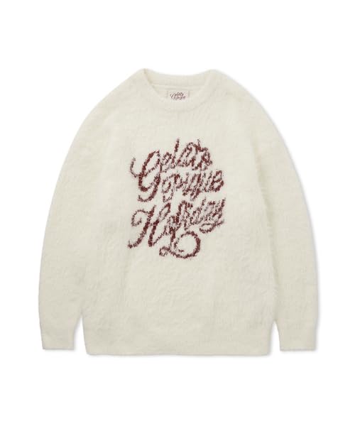 Gelato Pique HOLIDAY Feather Pullover PWNT245083 Free Size Women's White/White,
