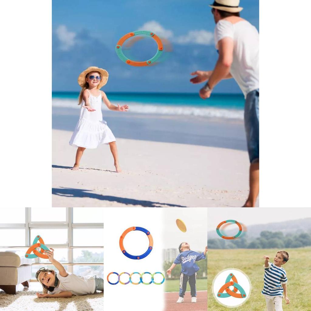 Frisbee Doux Sécurisé en Mousse Eva Pour Enfants Jeunes Jouet d'Extérieur Idéal Pour les Compétences de Développement