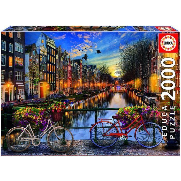 Puzzle Architecture Et Monument - EDUCA - 17127 - 1500 Pièces - Violet