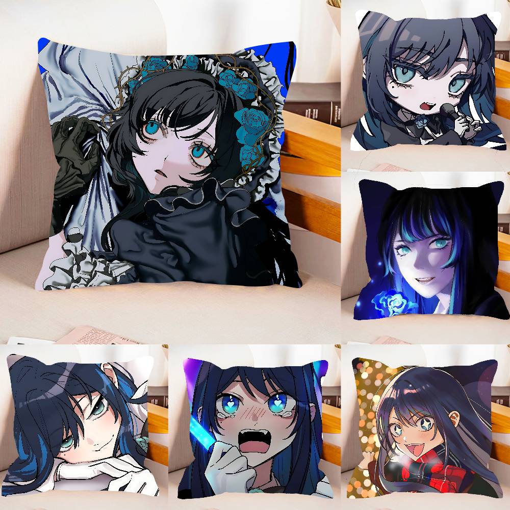 A-Ados-K-Kyogens-X Uta-s Pillow Case Cushion Cover Soft Cute Throw Pillow Case For Car Sofa Pillowcase Polyester With Zipper