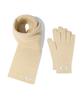 Malittepeulangsowajeobeo Regular Logo Muffler & Glove Beige