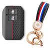 For Suzuki Swift GXL Sport Katana Vitara Ignis Jimney XL7 Ertiga Key Case Silicone Holder Car Accessories Keychain Key Cover