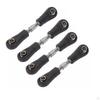 4 Pcs Upgraded Metal RC Car Adjustable Handlebar Levers for HSP HPI Vehicles Spare Parts with Screw