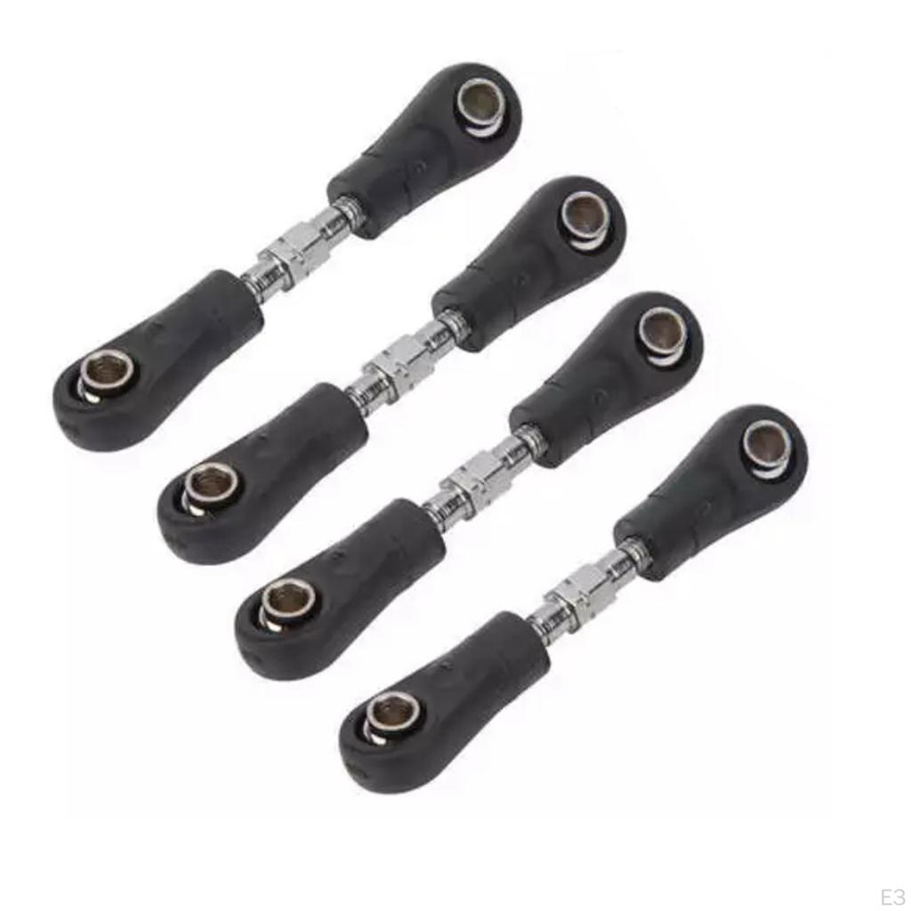 4 Pcs Upgraded Metal RC Car Adjustable Handlebar Levers for HSP HPI Vehicles Spare Parts with Screw