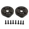 2Pcs RC Car Portal Cover Plate Brass Front Rear Side Gear Cup Cover for Axial Capra SCX10 III AR45P 1 10
