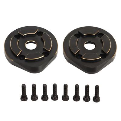 2 Peças Placa de Cobertura do Portal de Carro RC Latão Dianteira Traseira Lateral Tampa do Copo de Engrenagem para Axial Capra SCX10 III AR45P 1 10