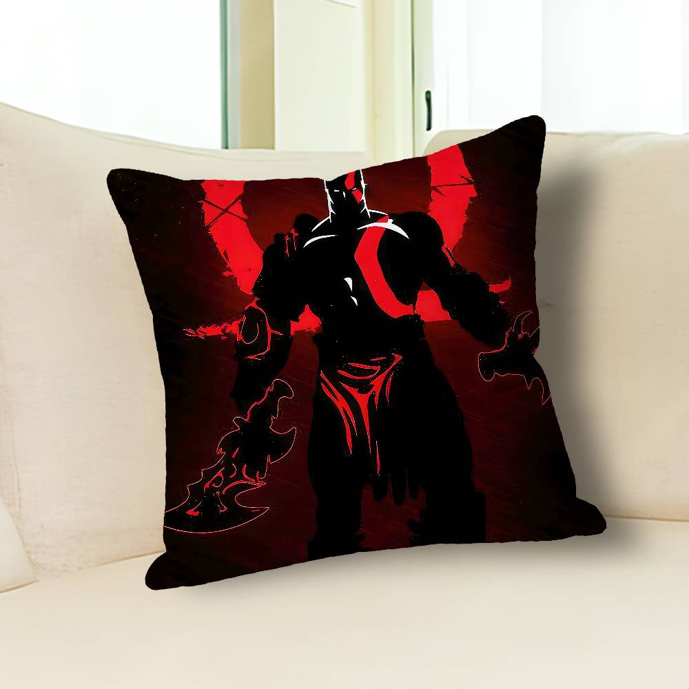 G-God of W-War Game Anime Celebrity Merchandise All-Match Printed Pillow Case Sofa Car Office Room Decoration Protector