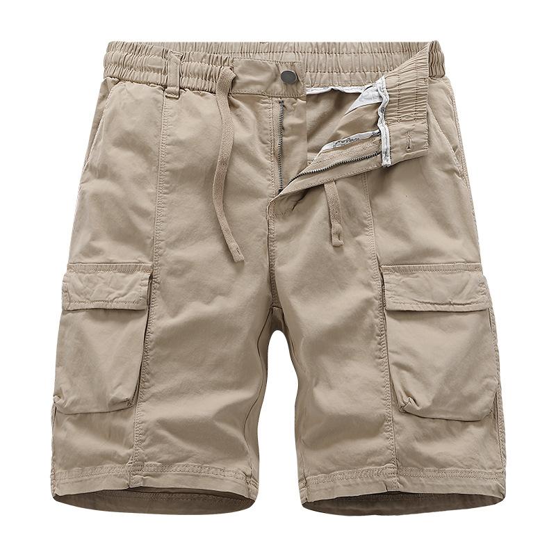 Cargo Shorts Men Summer Fashion Casual Straight Multi-Pockets Shorts Bermudas Sports Knee Length Pants