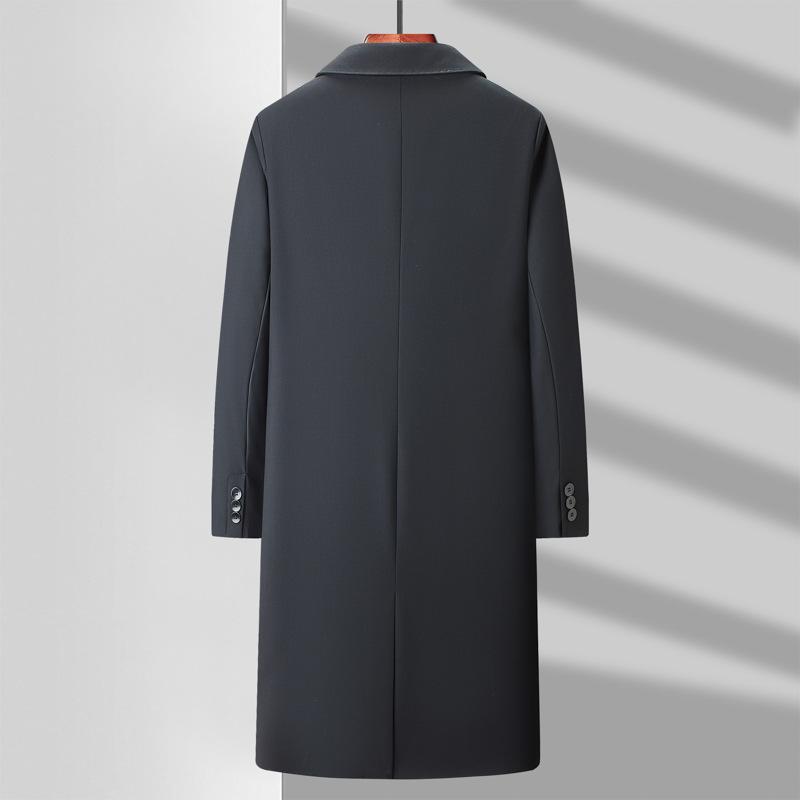 Autumn New Business Men's Jacket Business Administration Simple Versatile Lapel Commuter Windbreaker Jacket Men