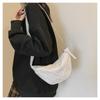 Women's New Shoulder Crossbody Dumpling Bag Large Capacity Tote Bag Solid Color Casual Versatile Nylon Fabric Bag Trendy