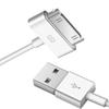 Durability 30Pin USB To USB Data Cable For iPhone 4/4s iPad 1/2/3 Charging and Data Transfer Wire 100cm/39.37inch