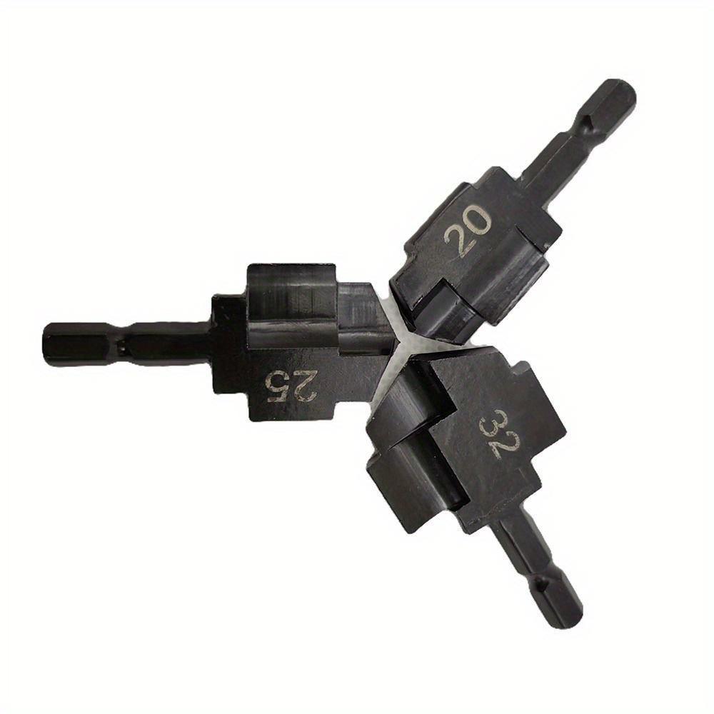 3Pcs Water Pipe Expansion PPR Lifting Stepped Drill Bit Hexagon Shank For Plumber Repairing Step Drill 20/25/32mm 6.35mm