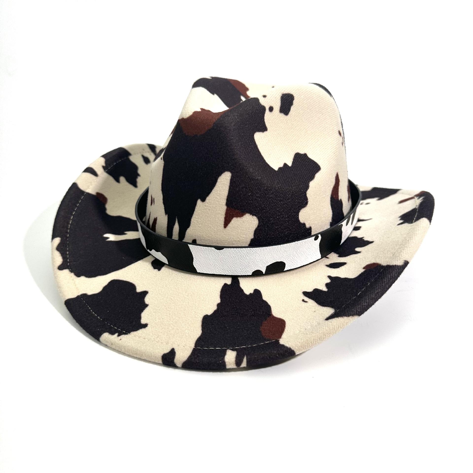 

Vintage American Western Cowboy Hat Men And Women Outdoor Travel Sun Protection Sun Hat Big Edge Ethnic Style Jazz Hat M（56-58cm） бежевий