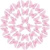 Ornament Rosa Schmetterling Schmetterling Spitze Doppel Schmetterling Stickerei Applikation Kleidung Ornament