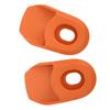 2PCS Bike Crank Cover Protector Silicone BIcycle Crank Arm Sleeve Cover Protective CaseOrange