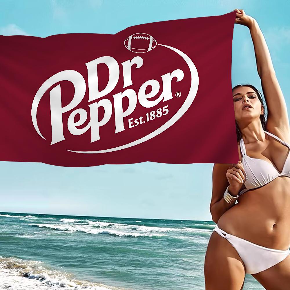 Prosop de Plajă din Microfibră D-Dr Pepper Absorbant Uscare Rapidă Moale Prosop pentru Yoga Înot Stațiune Montană Cățărare W30*H60(CM)