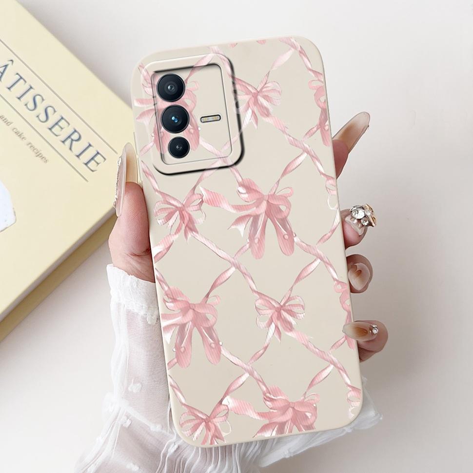 Fashion Panda Cover For Vivo V23 5G Case V2130 V2303 Soft Silicone TPU Fundas Phone Cases For Vivo V 23 V23 5G Back Cover Bumper