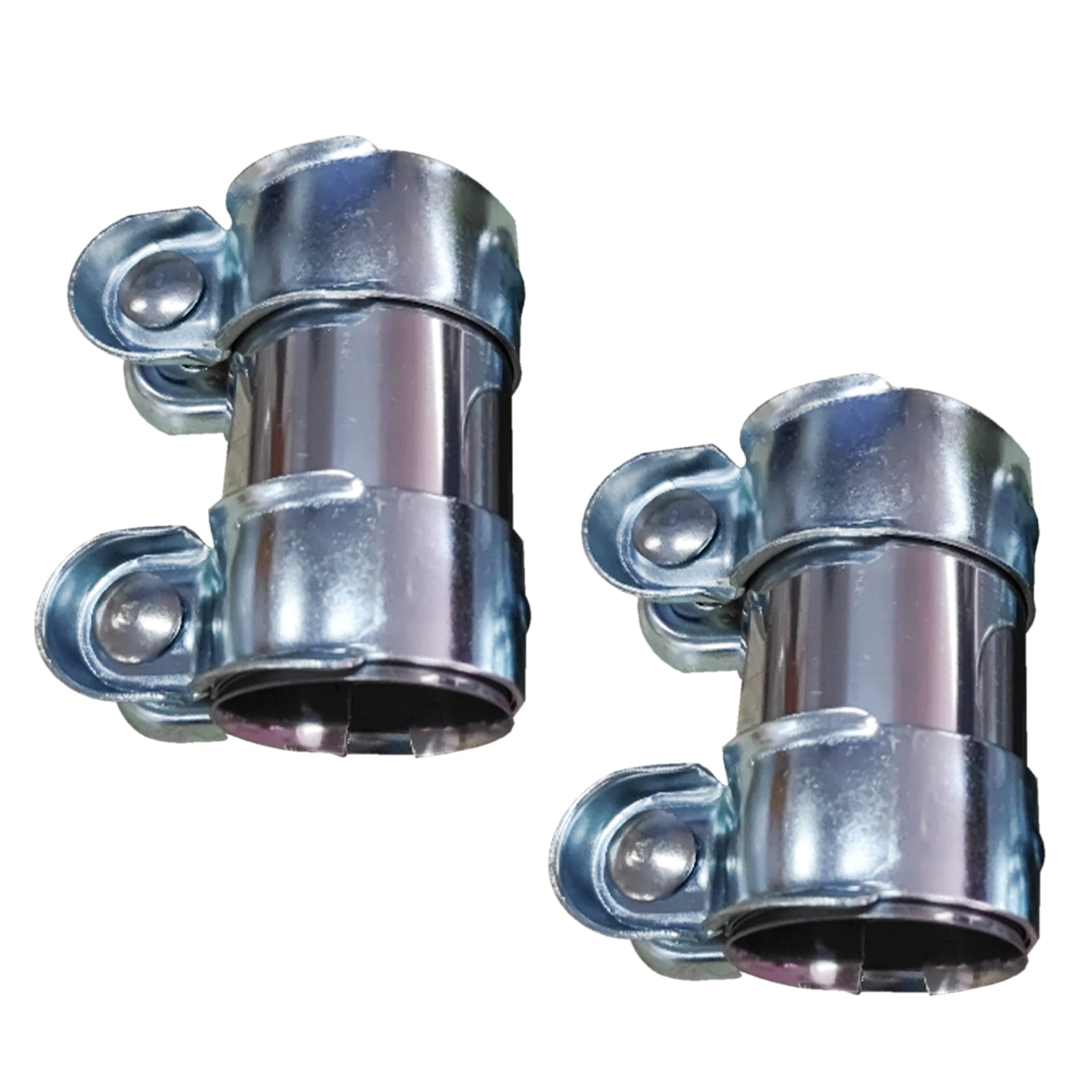 

HAMILO Хомут соединения глушителя, Кронштейн глушителя, Общая длина: приблизительно. 3,7 дюйма (95 мм), Внутренний серебряный