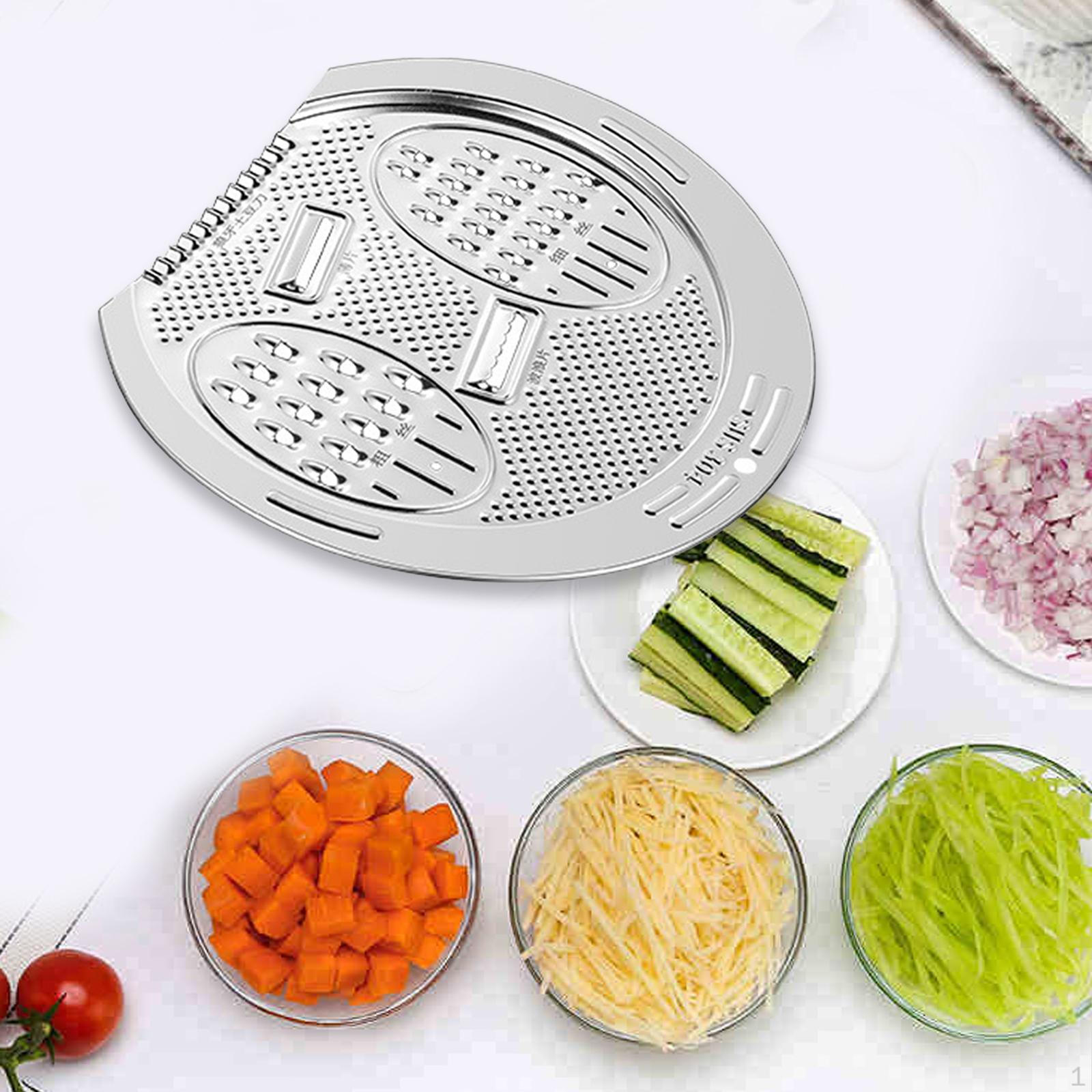 

Stainless Steel Vegetable Slicing Lid Rust Resistant Heavy Duty Grater Panel