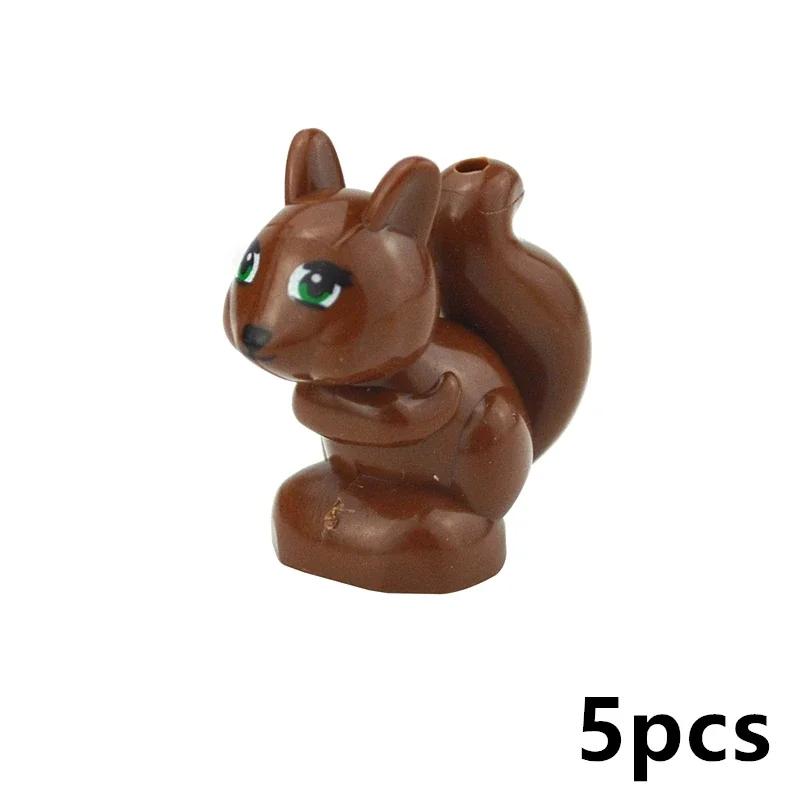DIY Creative Model Cute Animal MOC Building Blocks Brick Little Pet Zoo Dog Duck Tortoise Penguin Cat Pig Bird Rabbit Toys
