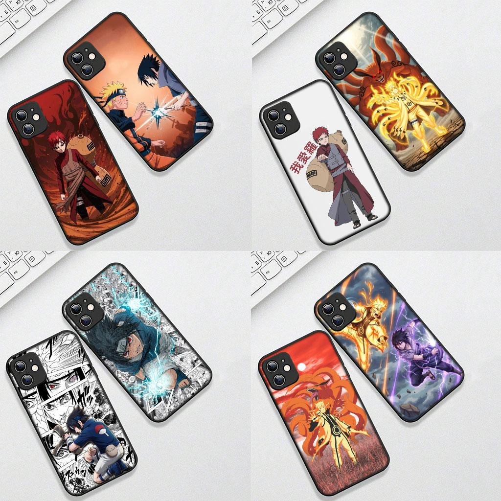 Cover for Apple iPhone 17 16 Plus 13 12 Pro Max Mini X XR ProMax 16E 15+ 16Plus Air Phone Case Gaara Narutos Uchiha Sasuke