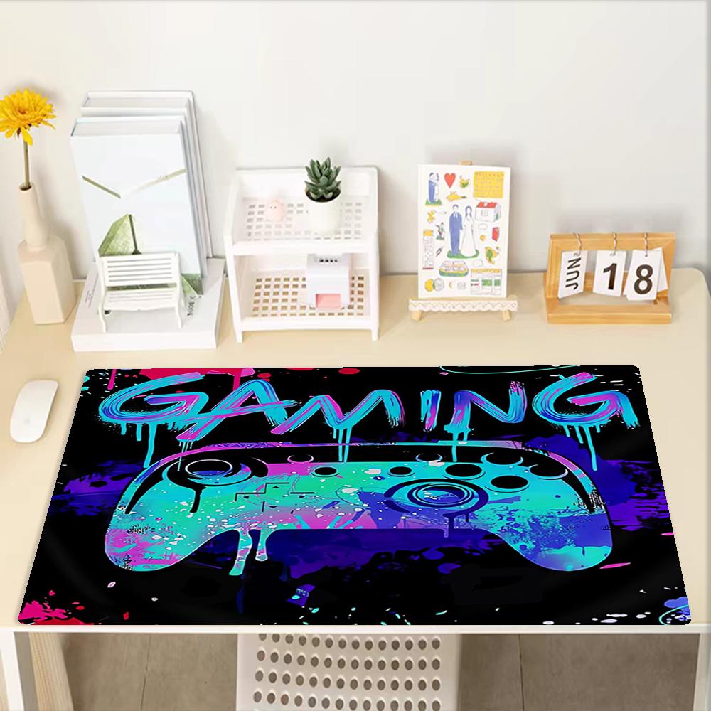 Game Controller Theme Mouse Pad, Non Slip Rubber Base, Multifunctional Office & Home Decor, Perfect for Workspace Personalization.